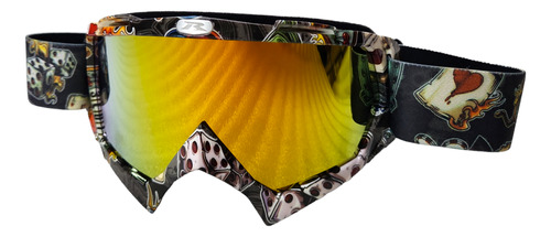 Goggles Motocross Lentes Moto Para Bikers Dados