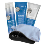 Kit Triplo Joico Moisture Recovery Com Escova + Necessaire 