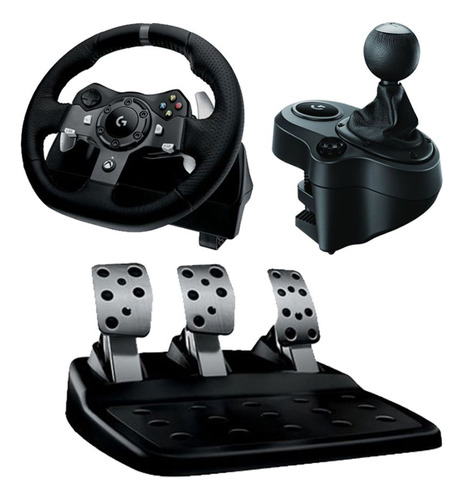 Xbox Logitech G923 Volante Pedales Y Palanca De Cambio