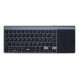 Mini Teclado Bluetooth Oex Tc503 Premium Touchpad Chumbo