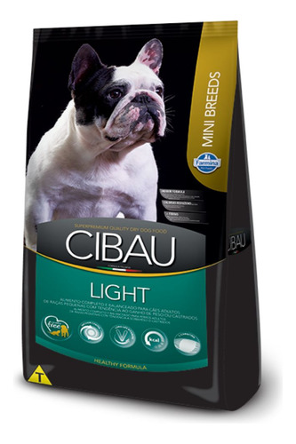 Ração Cibau Light Cães Adultos Raças Pequenas - 3kg
