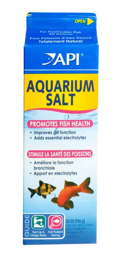 Aquarium Salt 936gr Sal Marina Prevenir Infecciones Peces