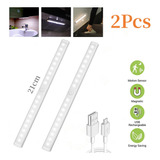 Lámparas Sensor De Movimiento Luz Usb Regulable 21cm 2pcs