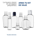 Kit Para Viaje Botellas De Plástico Pet Escowill 