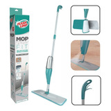 Vassoura Mop Spray Flash Limp Cabo Inox E Refil Microfibra