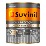 Tinta Esmalte Contra Ferrugem Branco Acetinado 900ml Suvinil