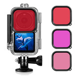 Kit Filtros De Mergulho Telesin Para Dji Osmo Action 2