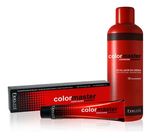 24 Tinturas Colormaster Fidelite 60gm Coloracion Kit Combo