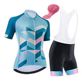 Trajes De Jersey De Bicicleta Para Mujer Con 3 Bolsillos