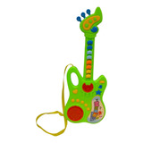 Guitarra Musical Con Luz Melodias Infantil 36 Cm En Caja