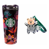 Vaso Starbucks Otoño + Llavero Halloween 2023 Originales