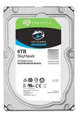 Disco Rígido Interno Seagate Skyhawk St6000vx001 6tb Envio Imediato Novo