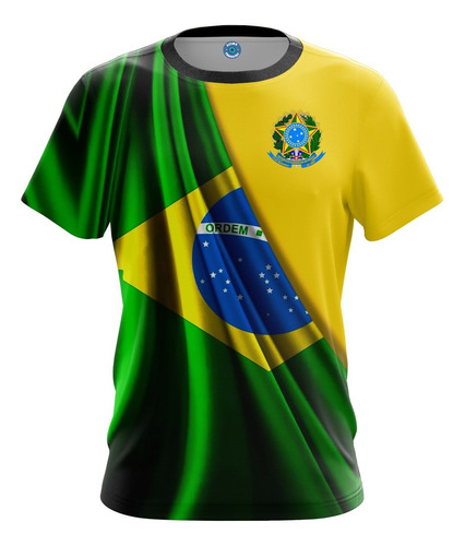 Camisetas Camisa Masculina Brasil Brasão Bolsonaro 1 2