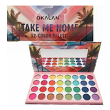 Sombra Take Me Home Paleta 32 Colores Okalan - Original