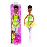 Muñeca Princesa Disney Bailarina Tiana Hlv94 Mattel