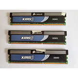 Memória Corsair Xms3 - 6gb - 3x2gb - Ddr3 - 1600mhz 