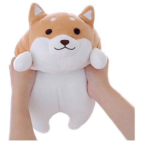 Shiba Inu Dog Plush Pillow, Cute Corgi Akita Stuffed An...