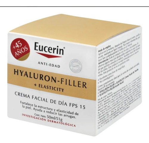 Eucerin Hyaluronfiller +elasticity. Cr - mL a $2912