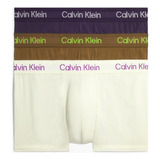 Pack 3 Bóxer Low Rise Trunk Cotton Stretch Calvin Klein