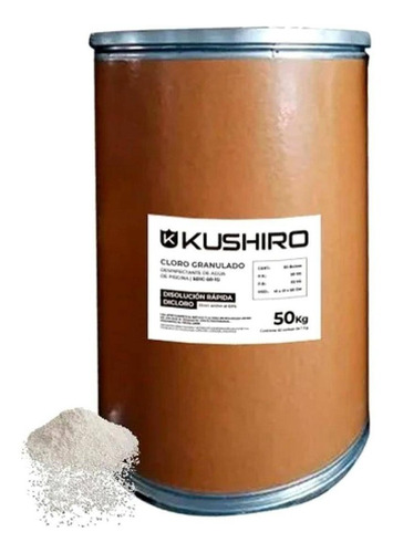 Cloro Granulado Dicloro 60% Disolución Rápida 50 Kg