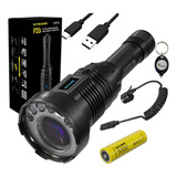 Linterna Nitecore P35i Series 3000 Lumens 1650 Metros Caza Linterna Negro Luz Blanco