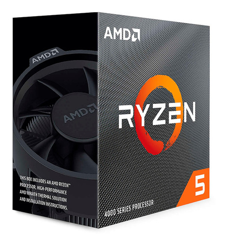 Procesador Gamer Amd Ryzen 5 4600g 4.2ghz Gráficos Radeon Pc