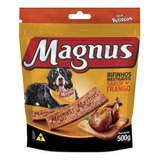 Bifinho Mastigável Para Cães Sabor Frango - 500g - Petisco