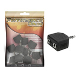 40x Plug Adaptador P2 Stereo Macho 2x J2/p2 Fêmea Stereo