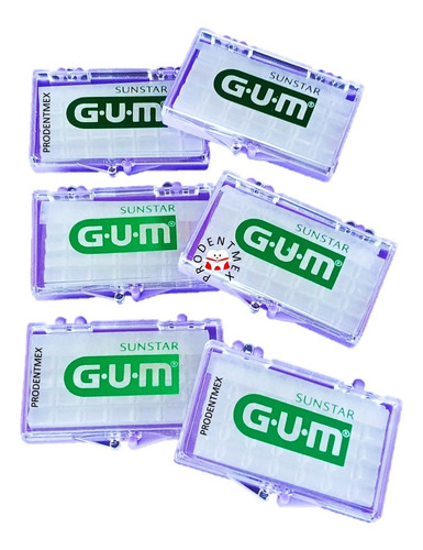 Cera Para Brackets / Ortodoncia Gum® + Vitamina E (6 Piezas)