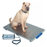 Balança Digital 80x50 200kg Pet Veterinaria Inox Plataforma