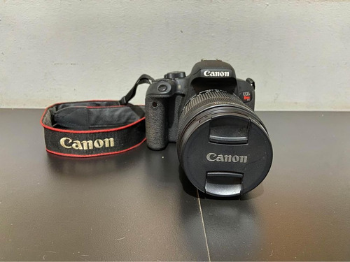  Canon T7i + Lente 18-135mm E 24mm, Cartões, Flash E Bolsa