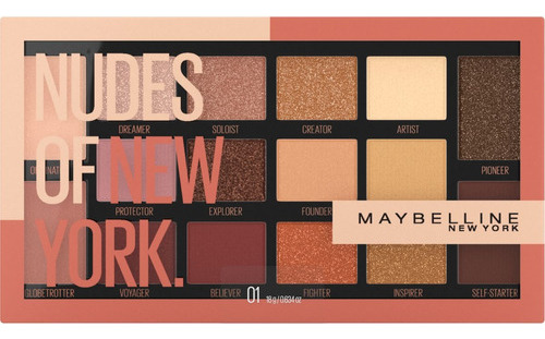 Paleta De Sombras Nudes Of New York Maybelline Efecto Mate