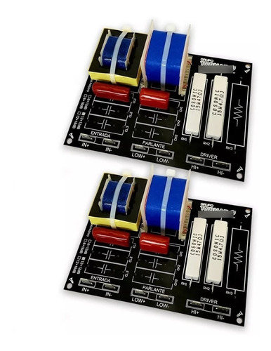 2x Divisor Frecuencia Pasivo Tornado 2 Via 750w Av44 220ti