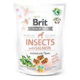 Snack Brit Care Dog Crunchy Insect/salmón 200gr. Np