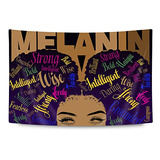 African American Black Girl Magic Woman Tapestry Wall A...
