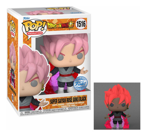 Funko Pop Dragon Ball - Goku Black  Rose Glow Exclusivo