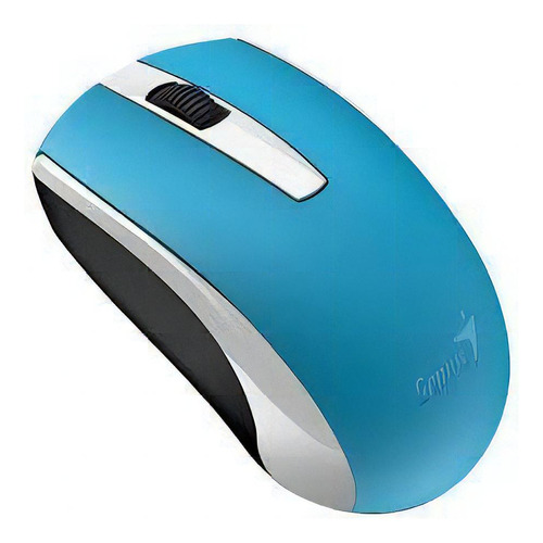 Mouse Inalámbrico Recargable Genius  Eco-8100 Azul