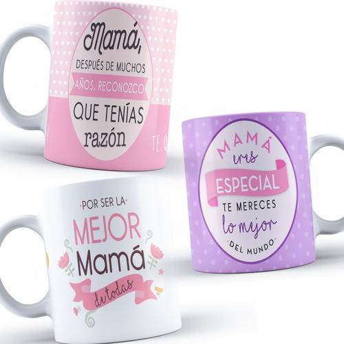 Plantilla Frases Color Día De Las Madres 10 Mayo Para Tazas