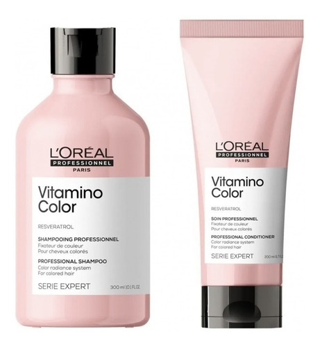 Shampoo + Acondicionador L'oréal Resveratrol Vitamino Color 