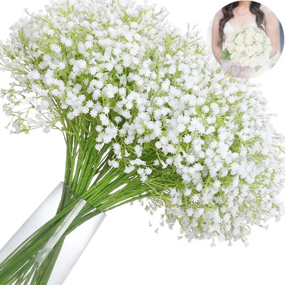 100pcs Flores Gypsophila Artificiale Para Ramo De Decoracion
