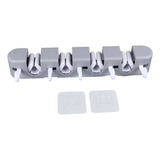 Soporte Adhesivo Para Escoba De Pared, 4 Clips, Ganchos Adhe