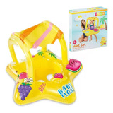 Flotador Infantil Con Techo Estrella Para Sol Bebe 56573