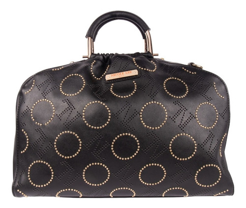 Doctor Bag Nicole Lee Estampado Nl Ss22 Color Negro