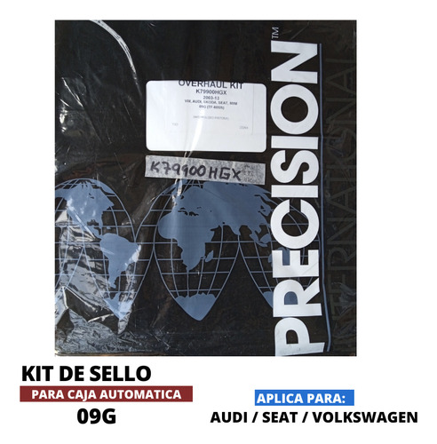 Kit De Sello 09g / Tf60sn Bora/ Polo / Jetta / Audi / Passat Foto 2