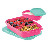 Recipiente Para Lunch Con Divisiones Slim Lunch Tupperware