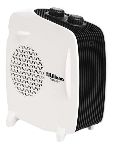 Caloventor Eléctrico Liliana Cfh510 Blanco Y Negro 220v