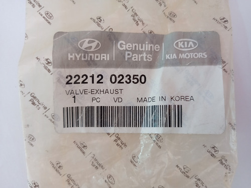 Valvula Escape Kia Picanto / Hyundai Atos 1.1 Original Rp Foto 2