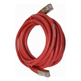 Zcrs55r Cable Metalizado Utp Rj45 Cat6 5.5m Rojo Computoys