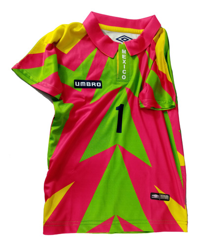 Jersey Retro Para Niño Jorge Campos Umbro México 1994 