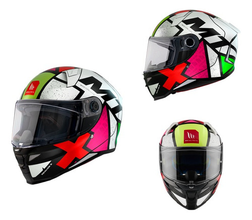 Casco Integral Mt Revenge 2 S Light C0 Gp Certificado